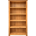 Kensington Oak Bookcase - 1800x900 at Online8 Furniture Auckland NZ