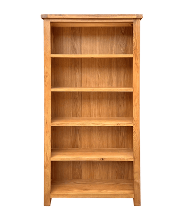 Kensington Oak Bookcase - 1800x900 at Online8 Furniture Auckland NZ