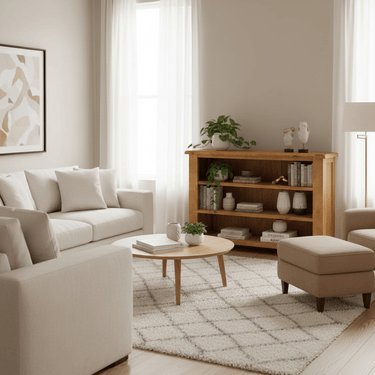 Kensington Oak Bookcase - 900x900 at Online8 Furniture Auckland NZ