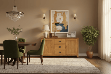 Kensington Oak Buffet Table - 1800mm at Online8 Furniture Auckland NZ