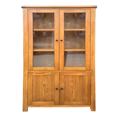 Kensington Oak Display Cabinet at Online8 Furniture Auckland NZ