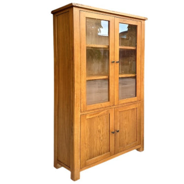 Kensington Oak Display Cabinet at Online8 Furniture Auckland NZ