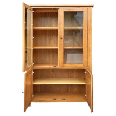 Kensington Oak Display Cabinet at Online8 Furniture Auckland NZ
