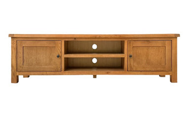 Kensington Oak Entertainment Unit - 1800mm at Online8 Furniture Auckland NZ