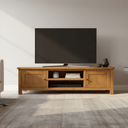 Kensington Oak Entertainment Unit - 1800mm at Online8 Furniture Auckland NZ