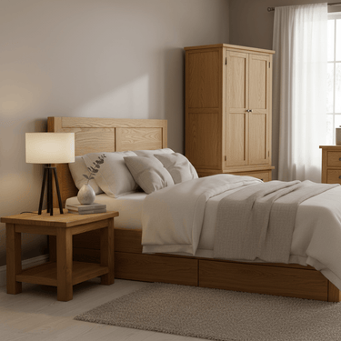 Kensington Oak Lamp Table at Online8 Furniture Auckland NZ