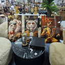 King Lion Framed Canvas Wall Art at Online8 Furniture Auckland NZ