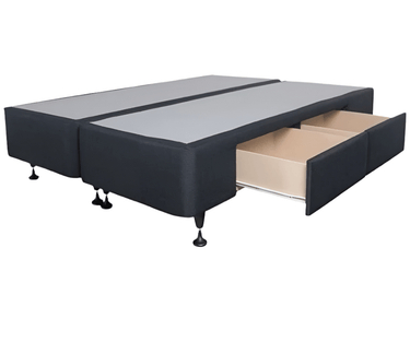 King Split Bed Base with 2 Drawers - NZ Made at Online8 Furniture Auckland NZ
