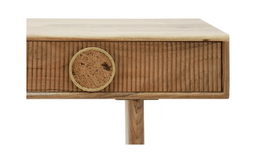 Koh 2 Drawer Console Table - Natural at Online8 Furniture Auckland NZ