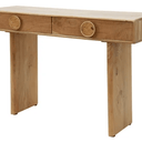 Koh 2 Drawer Console Table - Natural at Online8 Furniture Auckland NZ