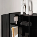 KRISTINA DAM Grid Cabinet - Black Steel at Online8 Furniture Auckland NZ