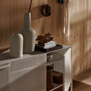 KRISTINA DAM Grid Sideboard - Beige Steel at Online8 Furniture Auckland NZ