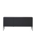 KRISTINA DAM Grid Sideboard - Black Steel at Online8 Furniture Auckland NZ