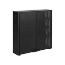 KRISTINA DAM Grid Wall Cabinet - Black Steel at Online8 Furniture Auckland NZ