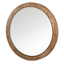 La Pastiche Havana Burl Framed Round Wall Mirror at Online8 Furniture Auckland NZ