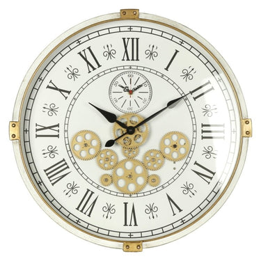 La Station Wall Clock with Gears at Online8 Furniture Auckland NZ