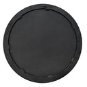 La Vista Black Oak & Gold Round Wall Mirror - 650mm at Online8 Furniture Auckland NZ