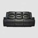 Lara 3RR + R Recliner Black at Online8 Furniture Auckland NZ