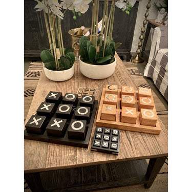Large Natural Wooden Tic Tac Toe at Online8 Furniture Auckland NZ