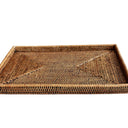 Large Rectangular Rattan Tray Brown at Online8 Furniture Auckland NZ