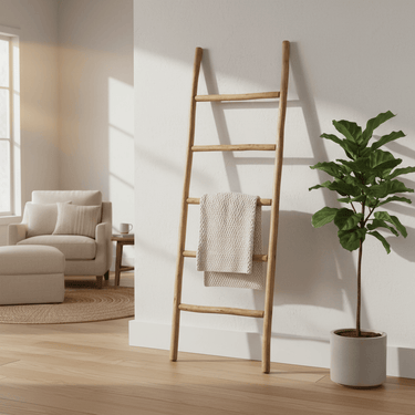 Large Rustic Ladder – Natural at Online8 Furniture Auckland NZ