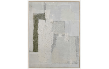 Layers Handed Painted Framed Canvas - Natural at Online8 Furniture Auckland NZ