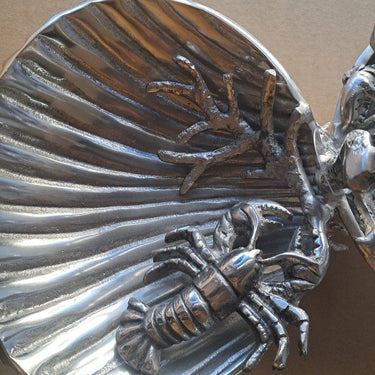 Leaf Aluminum Decorative Tray at Online8 Furniture Auckland NZ