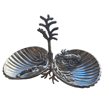 Leaf Aluminum Decorative Tray at Online8 Furniture Auckland NZ