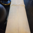 Leather and Teak Bench - White at Online8 Furniture Auckland NZ