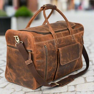 Leather Large Duffle Bag - The Nomad at Online8 Furniture Auckland NZ