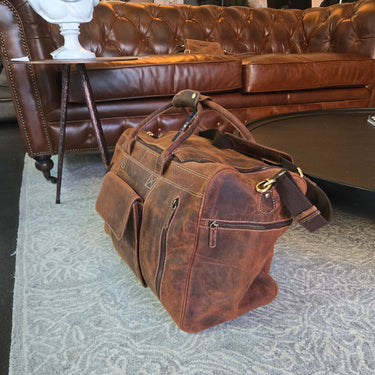 Leather Large Duffle Bag - The Nomad at Online8 Furniture Auckland NZ