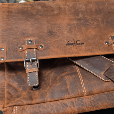 Leather Laptop Bag - The Fieldman at Online8 Furniture Auckland NZ