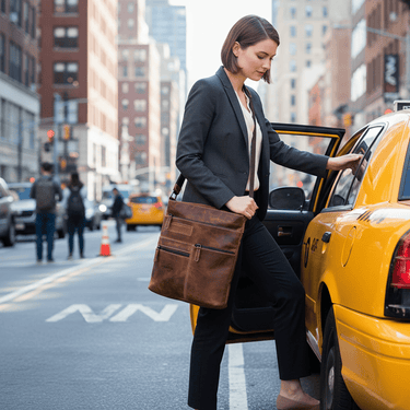 Leather Messenger Bag - The Marlborough at Online8 Furniture Auckland NZ