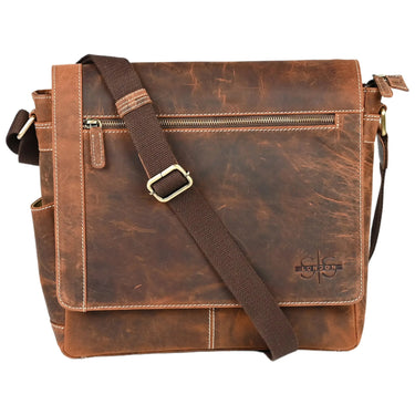 Leather Messenger Bag - The Stockman at Online8 Furniture Auckland NZ