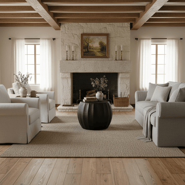 Lema Round Coffee Table - Black at Online8 Furniture Auckland NZ