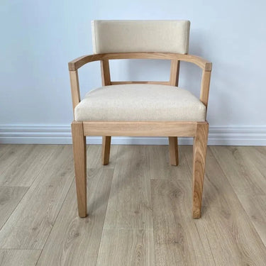 Lennox Dining Chair - Natural at Online8 Furniture Auckland NZ