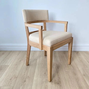 Lennox Dining Chair - Natural at Online8 Furniture Auckland NZ