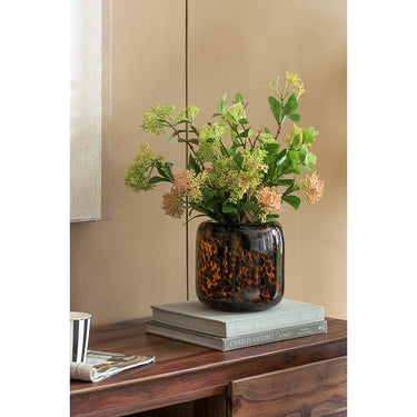 Leopard Glass Vase at Online8 Furniture Auckland NZ