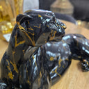 Leopard Statue - Black at Online8 Furniture Auckland NZ