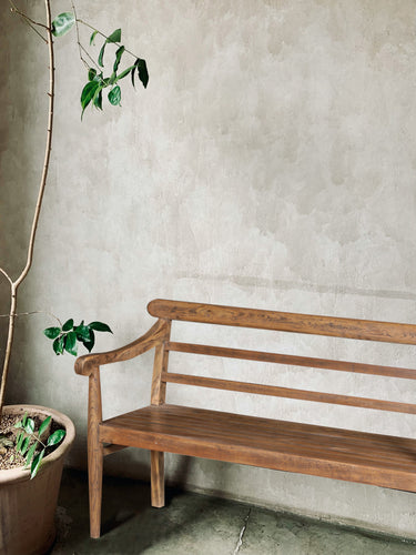 Lila Solid Teak 2 Seater Bench - Indoor/Outdoor at Online8 Furniture Auckland NZ