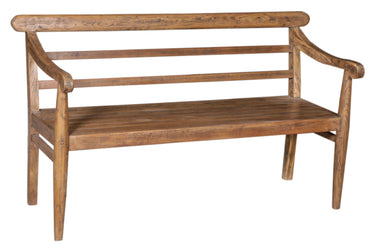 Lila Solid Teak 3 Seater Bench - Indoor/Outdoor at Online8 Furniture Auckland NZ