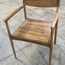 Lila Solid Teak Armchair - Indoor/Outdoor at Online8 Furniture Auckland NZ
