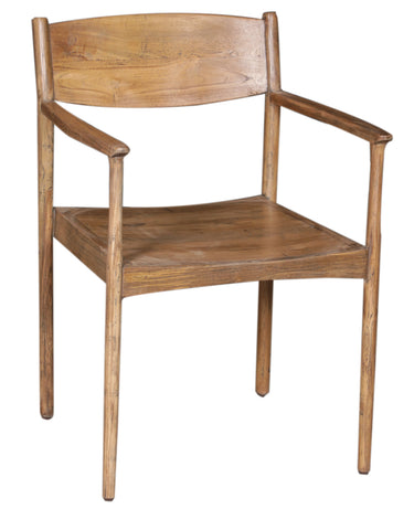 Lila Solid Teak Armchair - Indoor/Outdoor at Online8 Furniture Auckland NZ