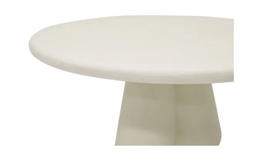 Lima Rendered Coffee Table - Natural at Online8 Furniture Auckland NZ