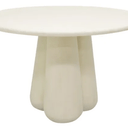 Lima Rendered Round Dining Table at Online8 Furniture Auckland NZ