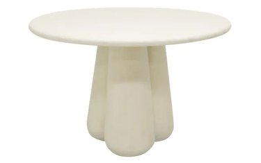 Lima Rendered Round Dining Table at Online8 Furniture Auckland NZ
