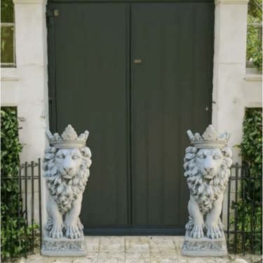 Lion with Crown Statue at Online8 Furniture Auckland NZ