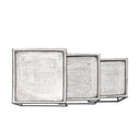 Lisbon Aluminium and Iron Side Table Set of 3 at Online8 Furniture Auckland NZ