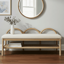 Lloyd Bench Seat with Shelf at Online8 Furniture Auckland NZ