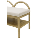 Lloyd Bench Seat with Shelf at Online8 Furniture Auckland NZ